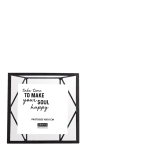 Fotolijst zwart 10 x 10 cm